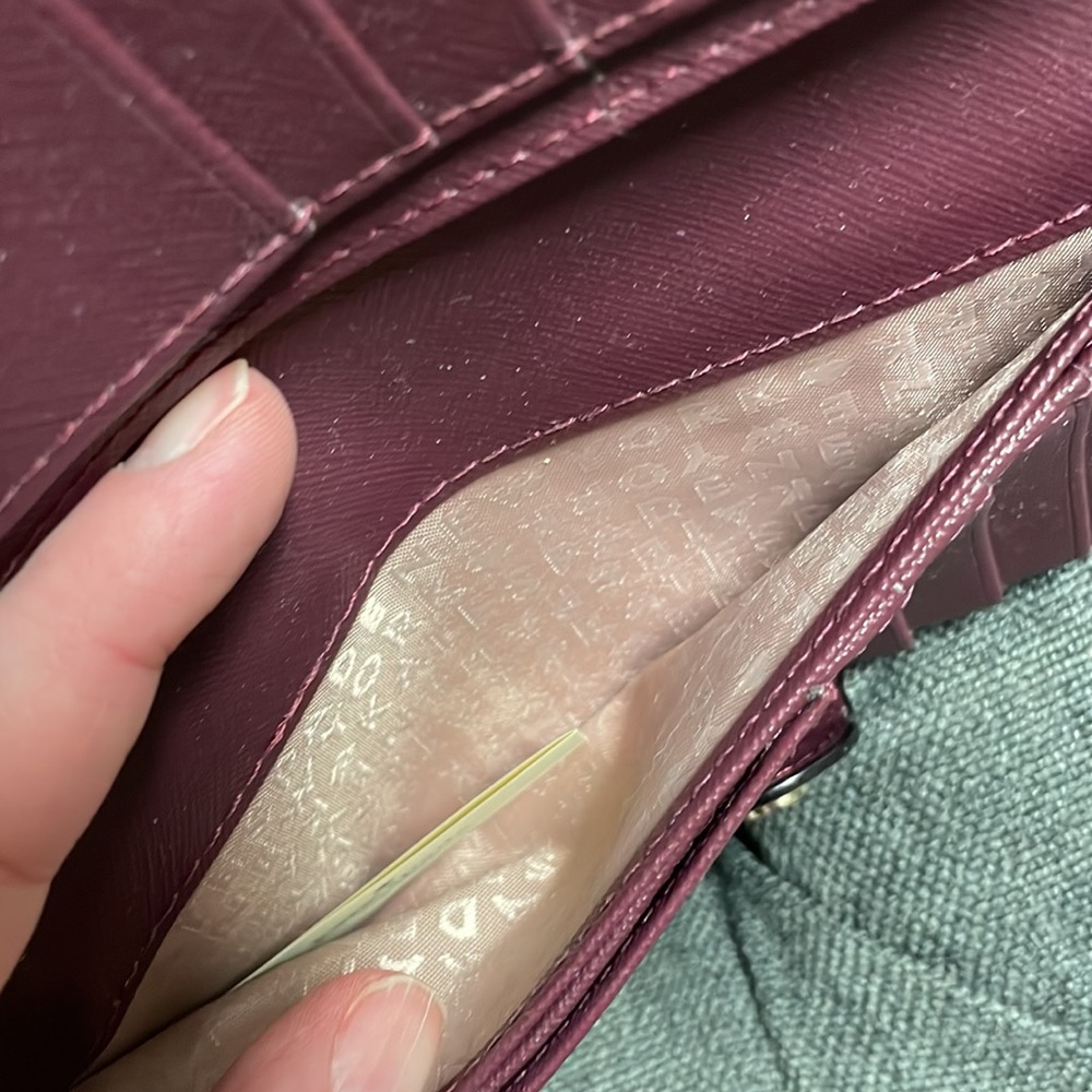 Kate Spade Plum Color Wallet EUC - Picture 4 of 5